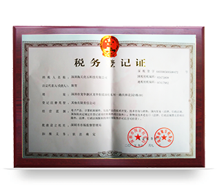 新e族公司税务登记证